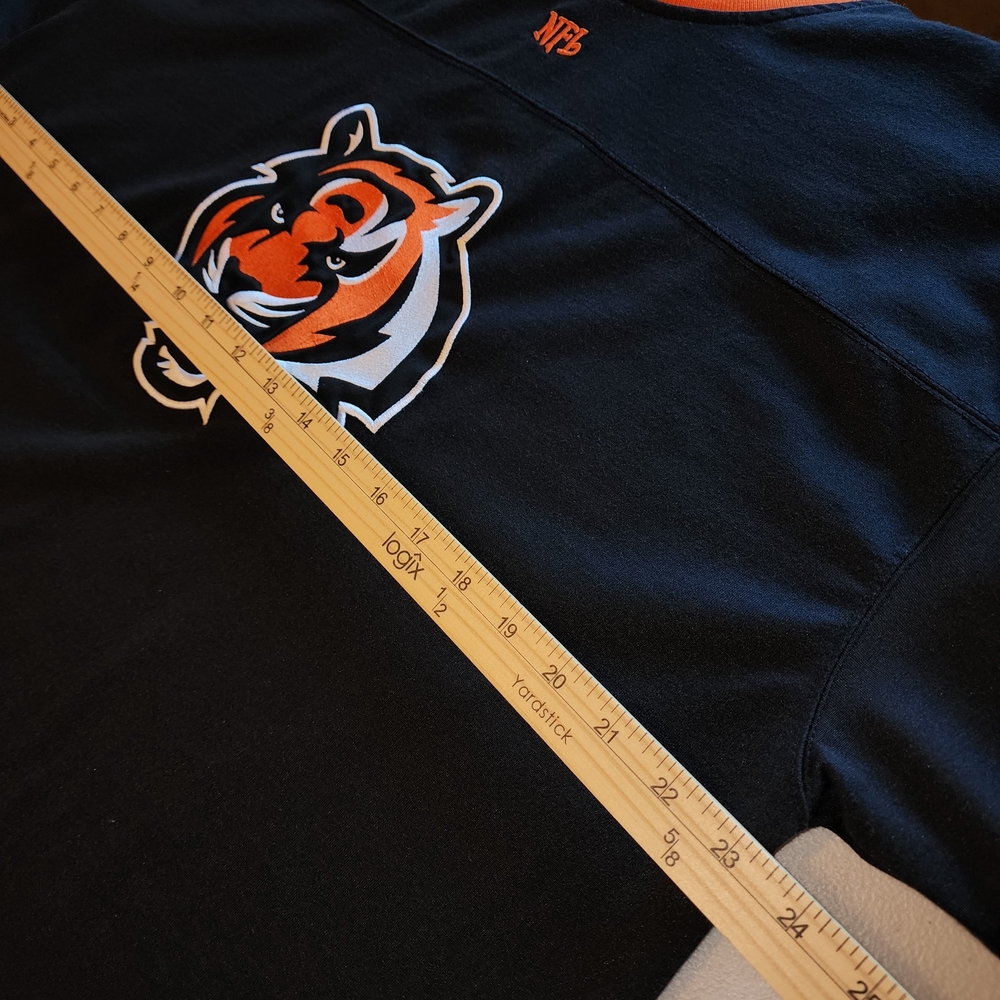 NFL Cincinnati Bengals Mens XL Black Long Sleeve Shirt - Picture 7 of 10